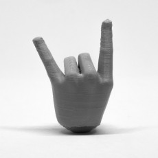 Picture of print of DEVIL HORN HAND GESTURE -UPDATE This print has been uploaded by David William Webb