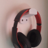 Wall mount headphone holder image