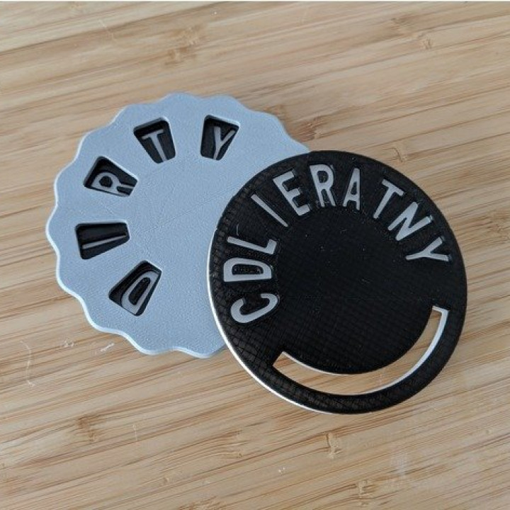 Dishwasher Clean/Dirty sign (Rotating indicator)