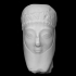 Limestone Bearded Head from a Votary image