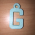Keychain Letter G image
