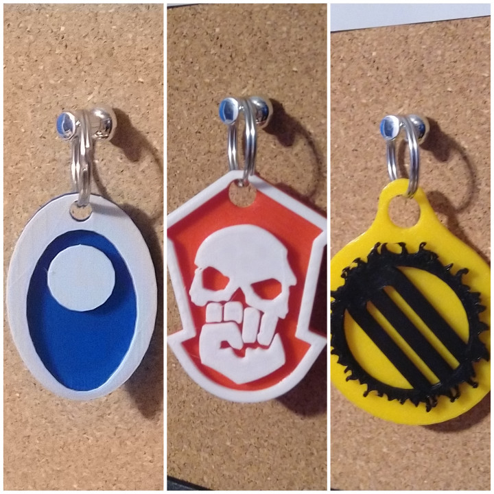 Gangs of Omega Keychains - Mass Effect