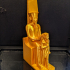 Statue of Amun and Horemheb print image