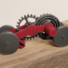 Picture of print of How I Designed a 3D Printed Windup Car Using Autodesk Fusion 360. This print has been uploaded by NMO
