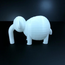 Picture of print of elefant