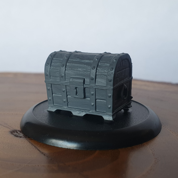 Treasure Chest - Disguised Mimic - D&D Miniature