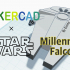Simple Millennium Falcon with Tinkercad image