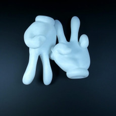 Picture of print of H3H3 VAPE NATION Mickey Mouse gloves Gang Sign This print has been uploaded by Li Wei Bing