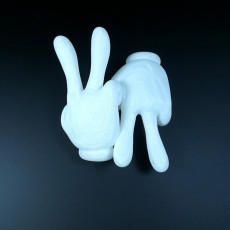 Picture of print of H3H3 VAPE NATION Mickey Mouse gloves Gang Sign This print has been uploaded by Li Wei Bing