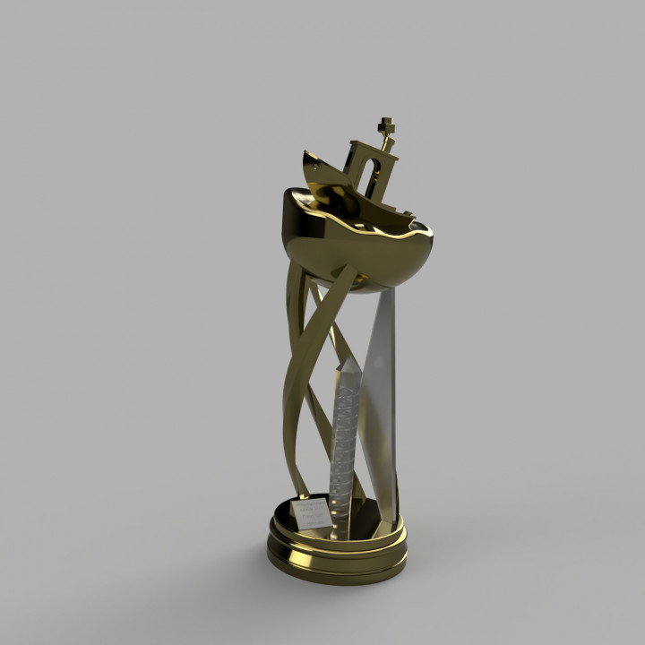 3D Printable 3D Printing Industry Awards 2019 Trophy by Tobias Reckinger