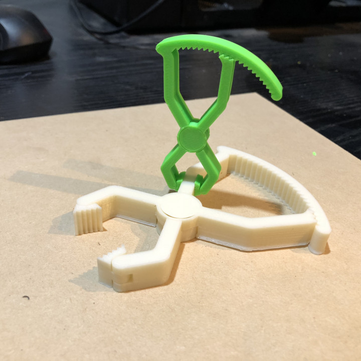 3D Printable Ratchet clamp printinplace by Luis Carreño