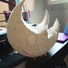 Picture of print of Grinning Moon Lamp