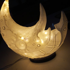 Picture of print of Grinning Moon Lamp