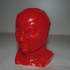 Buste of Ian McKellen as Magneto Free print image