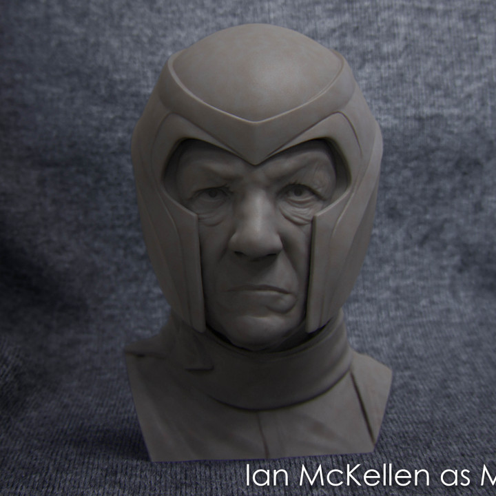 Buste of Ian McKellen as Magneto Free