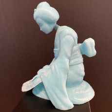 Picture of print of Sad Geisha 3D Sculpture This print has been uploaded by Benjamin Costello