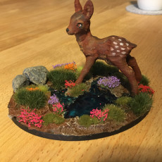 Picture of print of Bambi deer Reh  Scann