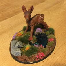 Picture of print of Bambi deer Reh  Scann