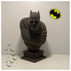 Picture of print of The Dark Knight bust