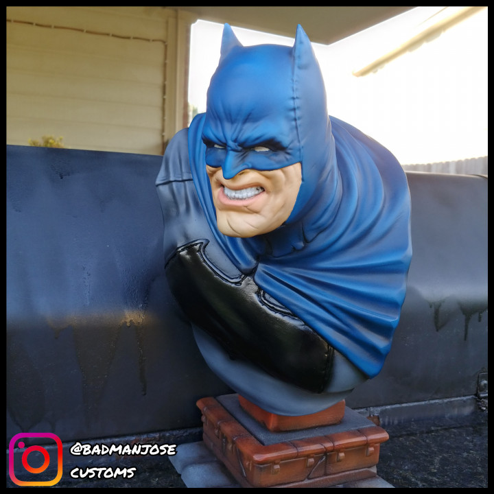 THE DARK KNIGHT 3D Printed Resin Bust 75mm 