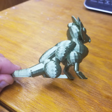 Picture of print of Sapphire Dragon Statue