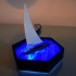 Laser Sailboat Light Up Boat Model image