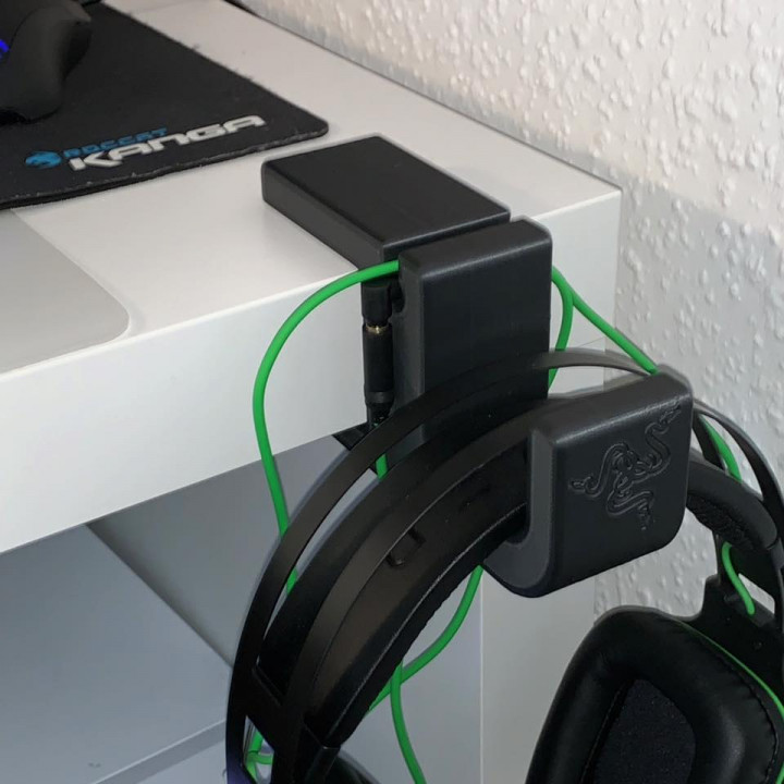 3d Printable Headset Clamp For Ikea Malm Desk By Kevin Kruger