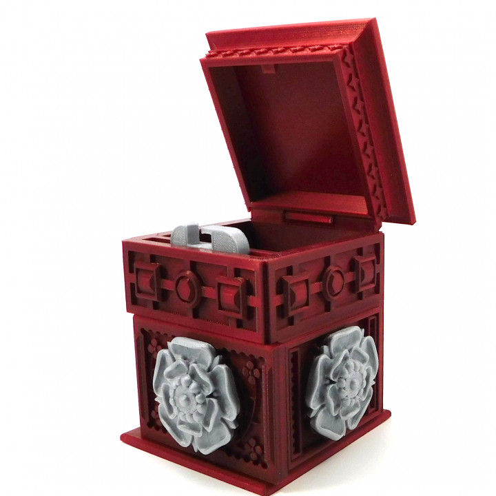 The Tudor Rose Box (with secret lock)