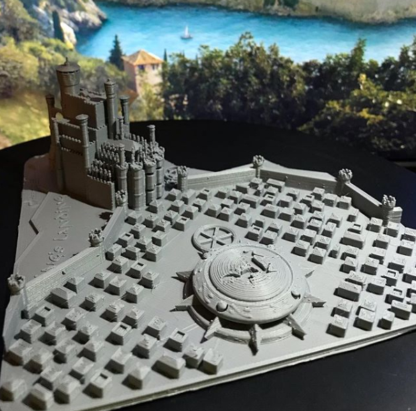 3D Printable King's Landing - Game of Thrones (Multicolor) by 