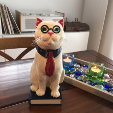Picture of print of Murphy The Library Cat (with secret book box) -The Complete Package (multi and single material) This print has been uploaded by choschiba