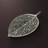 Leaf pendant 3D print model  (LQ) image