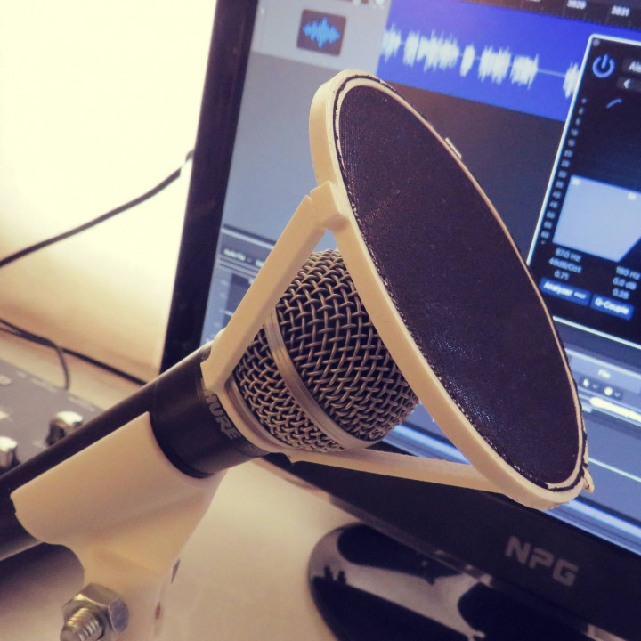 Pop filter (Shure SM58 microphone)