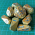 Facets Dice - Full set of custom RPG dice print image