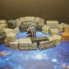 Picture of print of Star Wars Legion Terrain - Crates, Barrels and Barricades This print has been uploaded by Justin Vickers