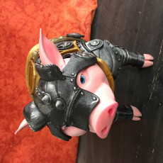 Picture of print of Sir Pigglesby (a most noble piggy bank) This print has been uploaded by Tom Graphite
