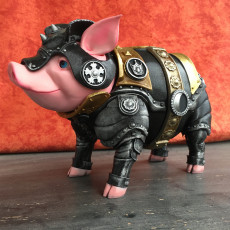 Picture of print of Sir Pigglesby (a most noble piggy bank) This print has been uploaded by Tom Graphite