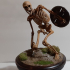 Evil Skeleton Warrior print image