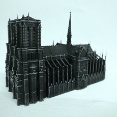 Picture of print of Notre-Dame de Paris Cathedral