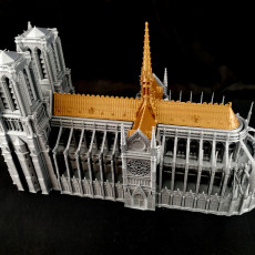 Picture of print of Notre-Dame de Paris Cathedral