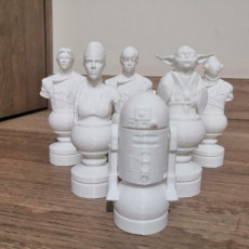 Picture of print of Star Wars Chess Set Revised This print has been uploaded by Terry Laundos