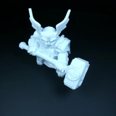 Picture of print of Dwarf with warhammer This print has been uploaded by Li Wei Bing