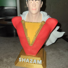 Picture of print of Shazam bust