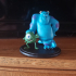 Mike and Sully From Monster inc print image