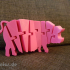 Flexi Articulated Pig Full image