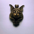 ornate cat print image