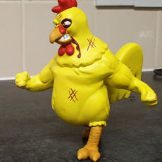 Picture of print of Ernie the chicken