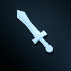 Picture of print of D&D miniature Sword