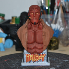 Picture of print of Hellboy Bust