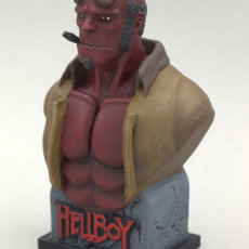 Picture of print of Hellboy Bust