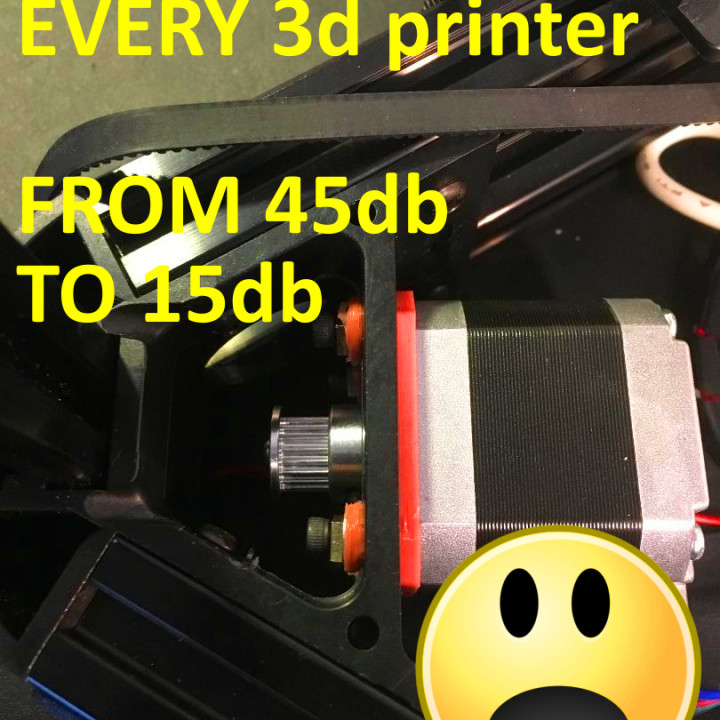 Silent Mod for EVERY 3d Printer !MUST HAVE! (nema damper)